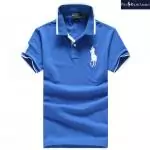 ralph lauren badges t-shirt ecussons pony bance blue